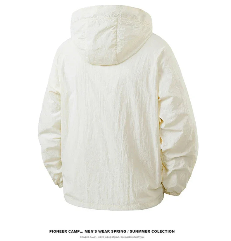 New Summer Camping Hiking Jackets Men Fishing Cycling Hooded Gym Sports Running Coats Outdoor Sun-Protective Thin Jackets Women