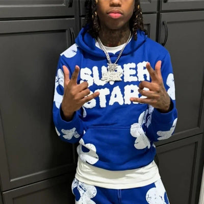 Men's Hoodies For Men Clothing Embroidery Sweatshirt Suit Man Tracksuit Pant Sets New In Hoodies & Sweatshirts Sports Suits Set