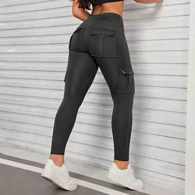 Pockets High Waist Hip Lifting Women Leg gings Activewear