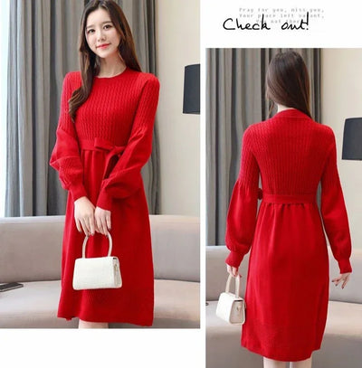 Crochet Dresses for Women Trendy Chic and Elegant Pretty New In Woman Knitted Dress Autumn Winter High Quality Luxury Aesthetic