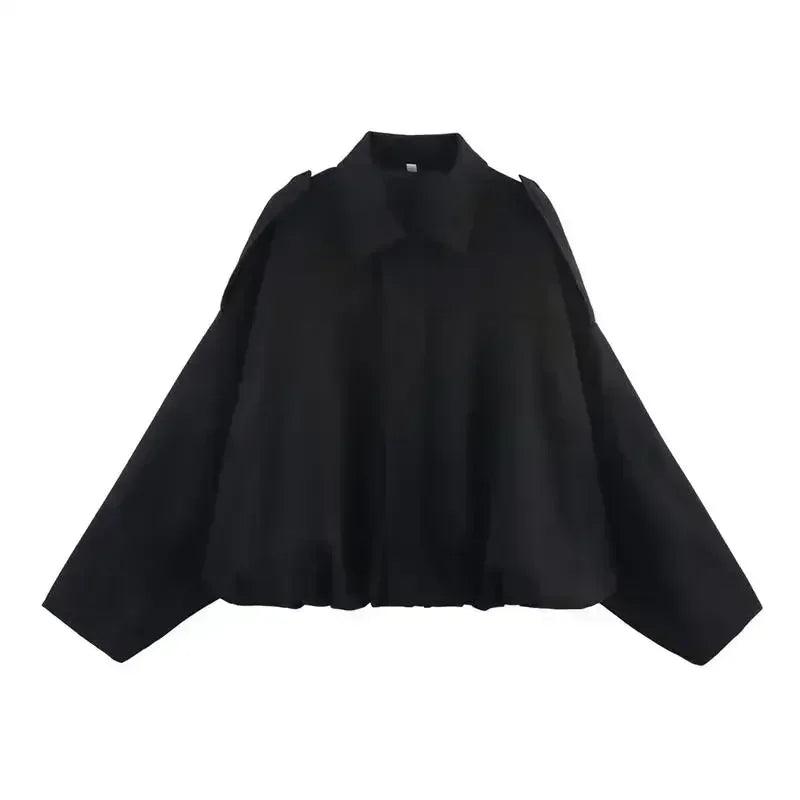 Women’s jackets spring chic elegant outerwear loose warm coat youth fashion