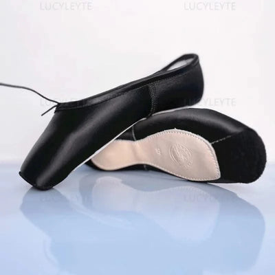 Ballet Dance Shoes Child and Adult Ballet Pointe Shoe Professional with Ribbons Shoes Woman Zapatos Mujer Sneakers Women Girls