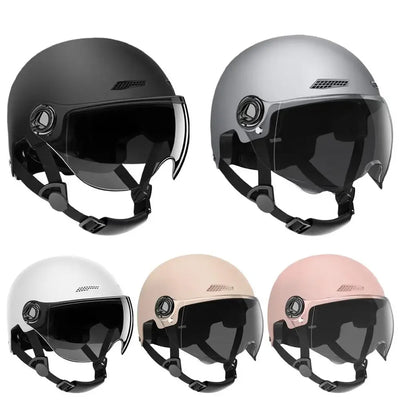 Motorcycle Helmet Bicycle Helmets for Men Women Adult Motorbike Scooter Helmet Ultralight Retro Scooter Hat Helmets Accessories