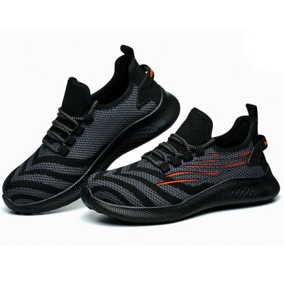 Men Safety Shoes For Work Safety Boots Protect Breathable Anti-smash Steel Toe Sport Work Sneakers Construction Security Boots