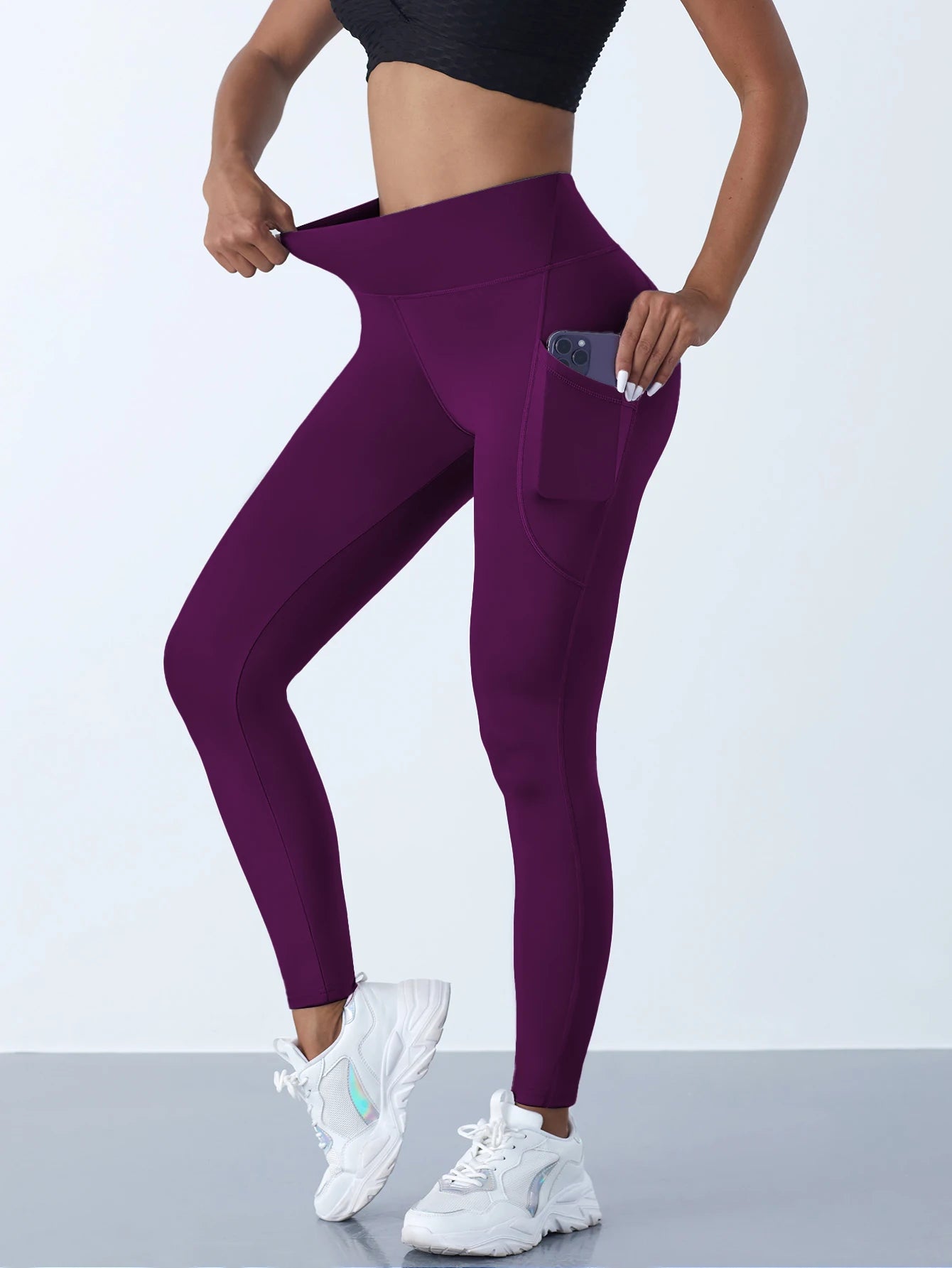 Women's Leggings With Pockets Push Up