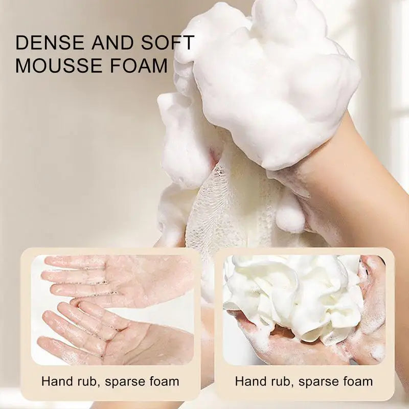 Bath Sponge 2 In 1 Body Sponge With Soap Pouch Multifunctional Bathroom Accessories For Skin Care Daily Use Travel Spa