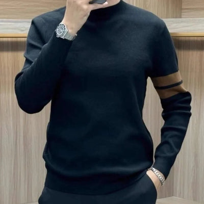 Round Neck Long Sleeve T Shirts for Men | Autumn Sweatshirts | Tops | Men's Clothing | Pullovers