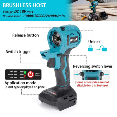 Brushless Electric Treasure Multitool Tools Screwdriver Electric Drill Polisher Reciprocating Saw Polisher Power Accessories