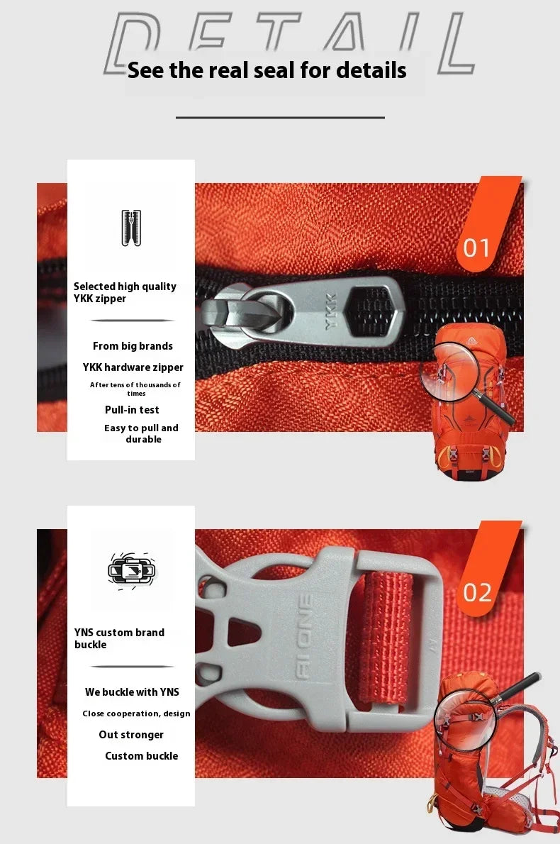 40L Mountain Backpacks Tourist Rucksack Climbing Bag Hiking Backpack Men Sport Molle Trekking Backpack Tactical Bag