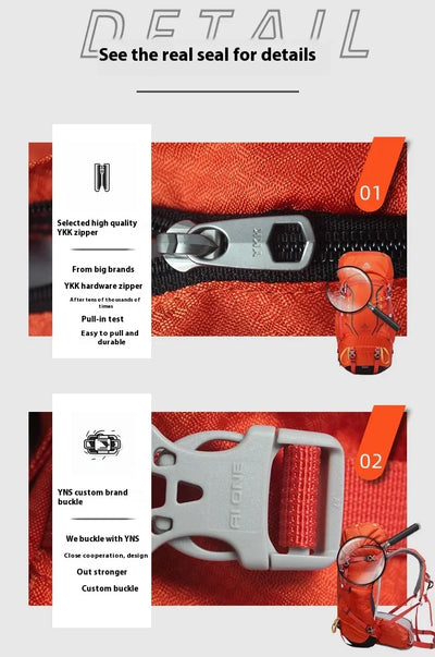 40L Mountain Backpacks Tourist Rucksack Climbing Bag Hiking Backpack Men Sport Molle Trekking Backpack Tactical Bag