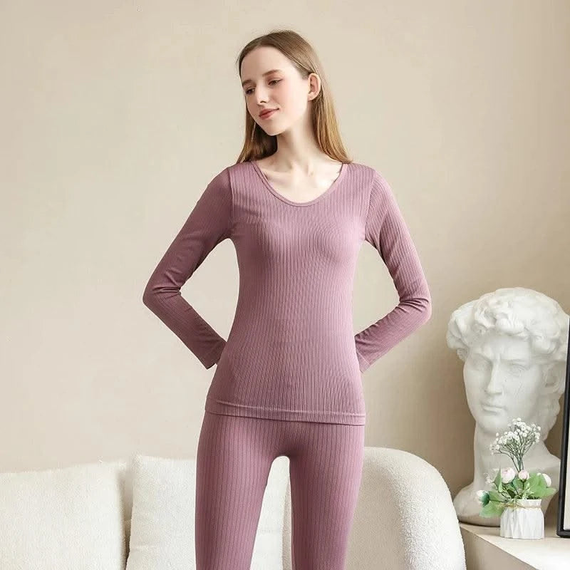 Women Thermal Underwear Winter Long Sleeve