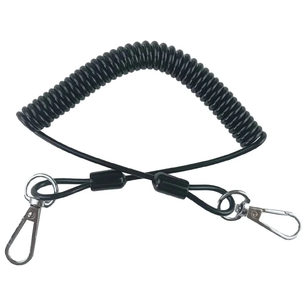 Fishing Lost Rope Boat Fishing Sea Fishing Gear Accessories Anti-lost Rope Outdoor Mountaineering Camping Steel Wire Spring R...