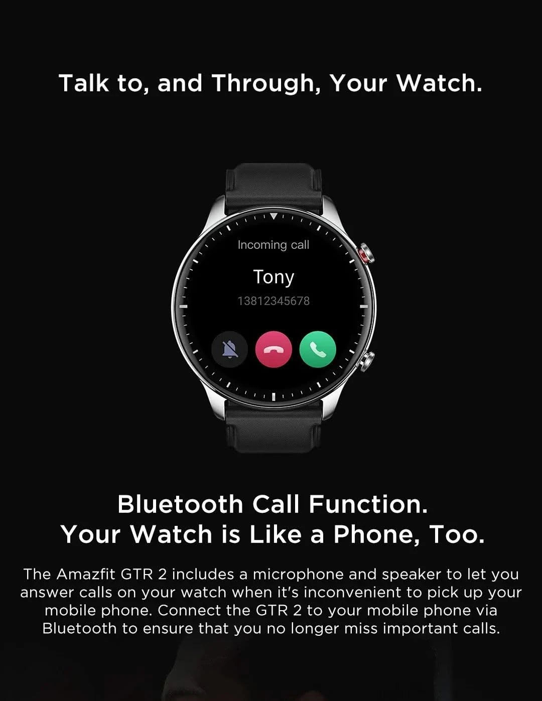 Amazfit GTR 2 Smartwatches No New Smart Watch For Men Waterproof 5ATM GPS 95New Exhibition SportsWatch Mens Refurbished Watch