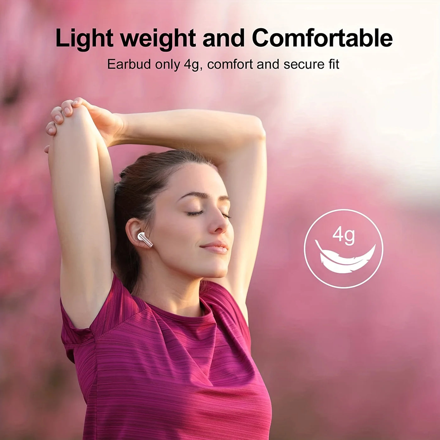 2024 Noise Cancelling Gaming In-Ear TWS Headphones Wireless Earbuds Low Latency Sports Gaming Headphones Earbuds and In-Ear Head