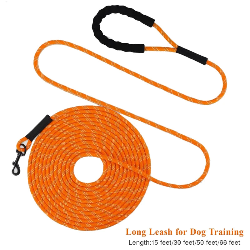 2/3/10/15/20m Dog Leash Long Pet Reflective Leash for Small Medium Large Dog Outdoor Puppy Cat Dog Training Walking Rope
