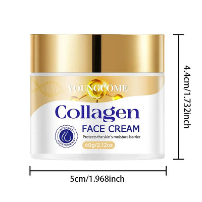Collagen facial firming and moisturizing cream,Soothes dry skin  Anti Aging Firming Lifting Fade Fine Lines Whitening