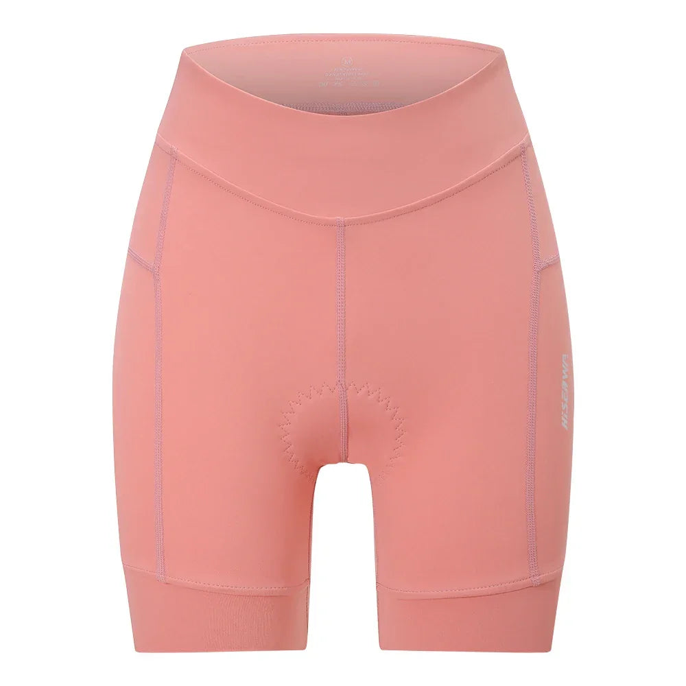HISERWA Women Cycling Shorts High Quality MTB Bike Shorts 6 Hours Riding Shockproof Pad Breathable Lycra Sports Bicycle Tights