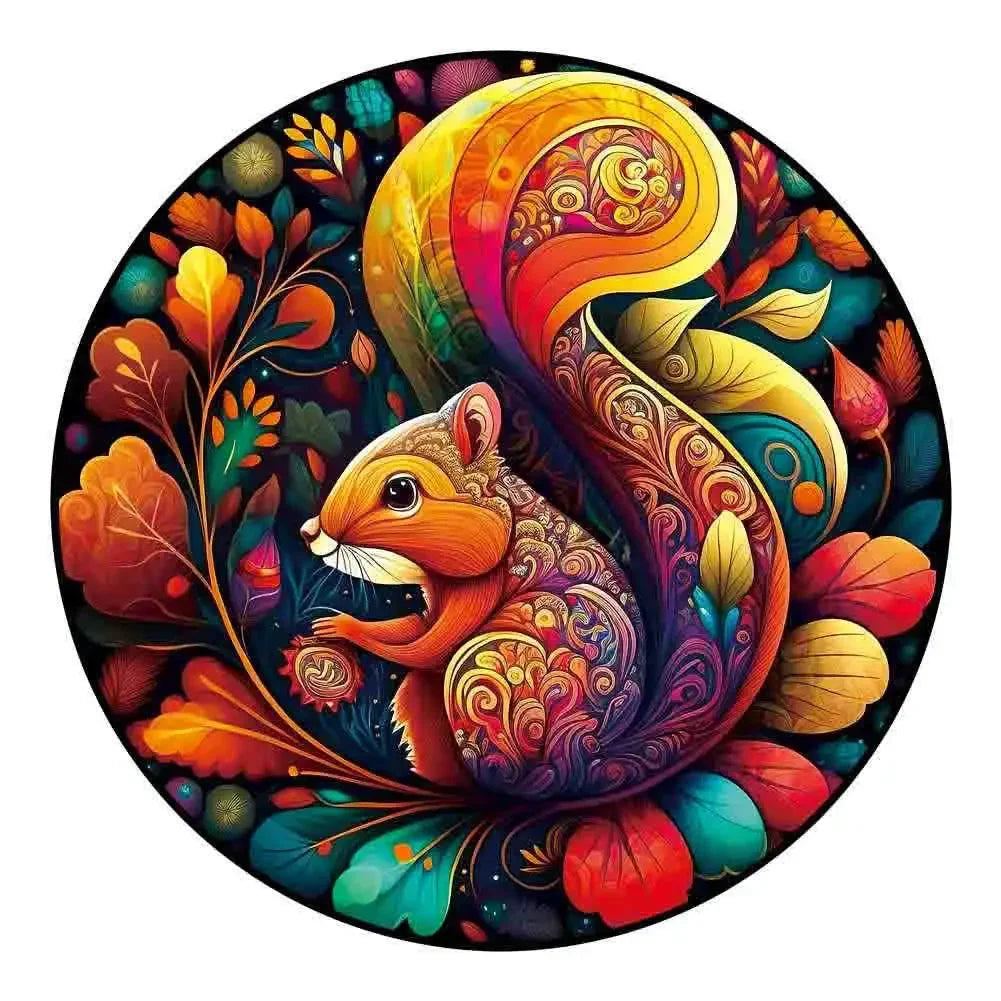 Fox montessori educational toys for children wooden puzzles brain trainer games animal puzzle board set toy