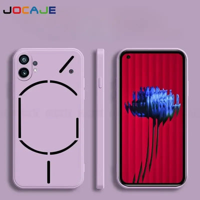 Liquid Silicone Phone Case For Nothing Phone 2 Slim Matte Cover For Nothing Phone 1 Protective Lens Camera Soft Phone Back Cover