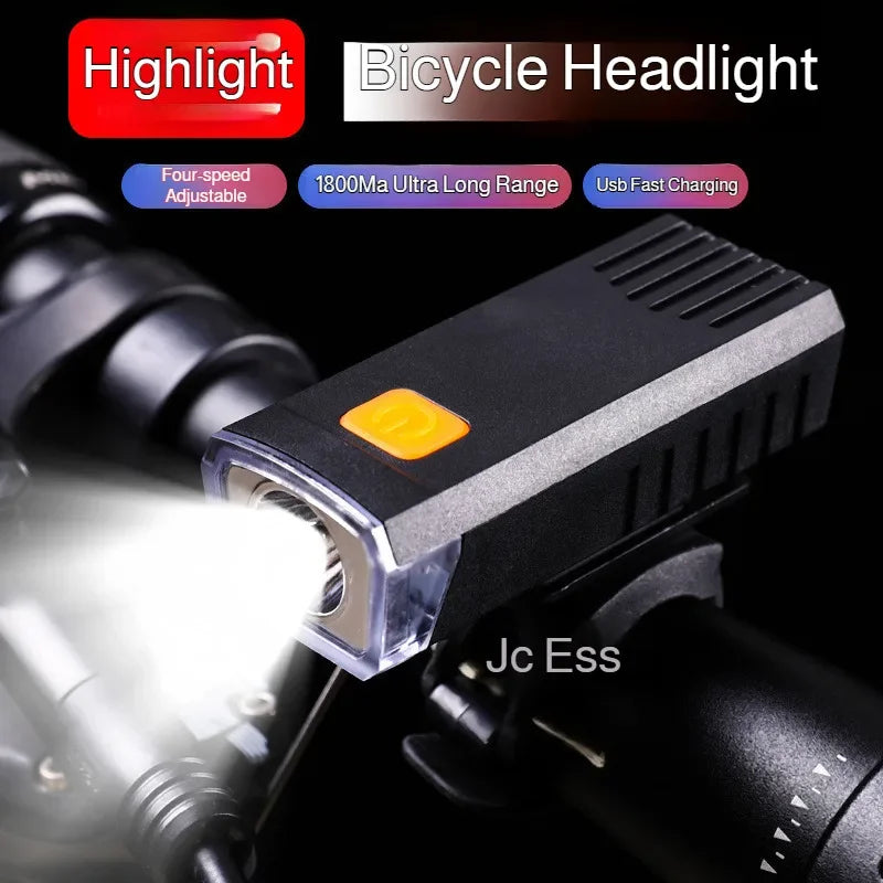 Mountain bike headlight mountain bike riding rainproof night riding headlight rechargeable mountain bike light