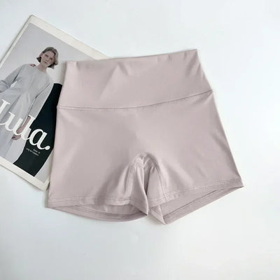 Women Sports Biker Shorts Women Naked Feeling High Waist Yoga Shorts Push Up Fitness Leggings Tummy Control Yoga Slim Shorts🩳👍