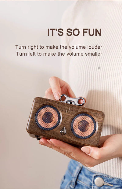 Bluetooth speaker, wireless, desktop, high-quality sound, low bass, volume, mini, outdoor, plug-and-play, retro, portable speake