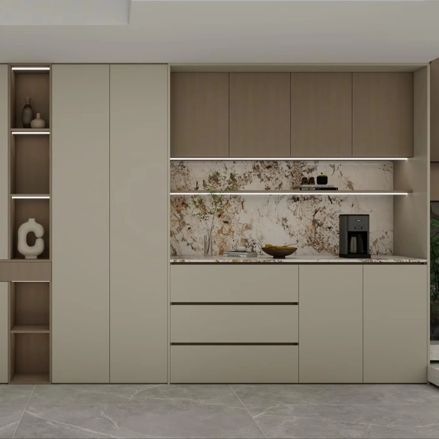 Modern Design Wood Storage Cabinet Bookshelf Popular Wall Shelves for Living Room Cheap Panel Bookcases for Home Library Use She