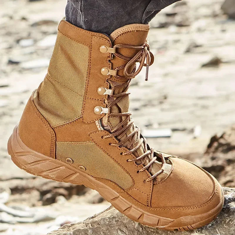 Outdoor Climbing Training Water Resistant High Shoes Hunting Hiking Tactical Boots Men Women Hunting Hiking Desert  Boot