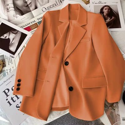 Stylish Trendy Elegant Casual Blazer Women's Autumn Coat