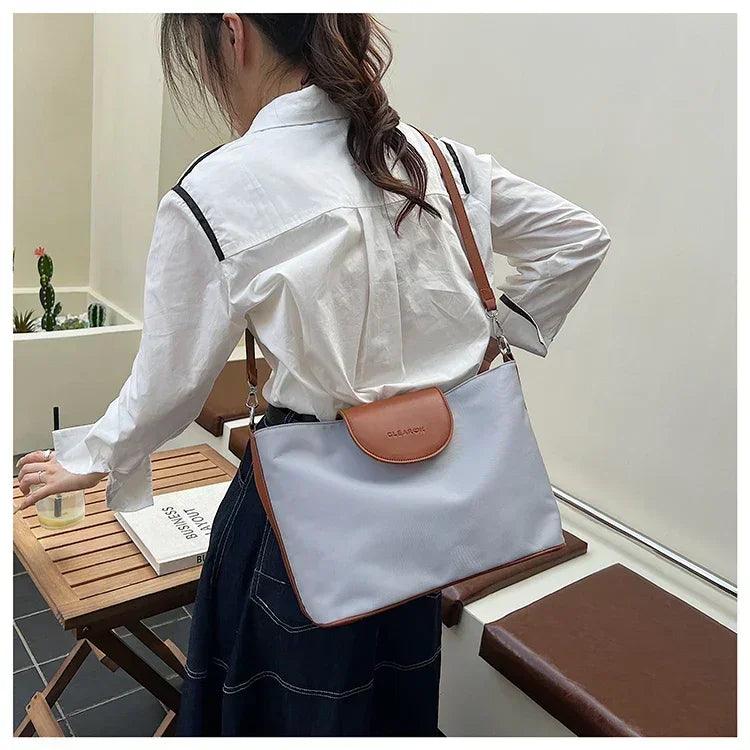 Stylish ladies handbag leather crossbody bag by famous designer - women’s shoulder tote elegant classic popular