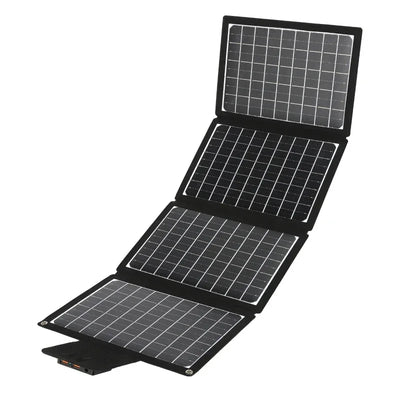 Foldable Solar Panel - Portable Plate Charger USB Full Time Power Solars Panels for Phone PowerBank Mobile Emergency Supply