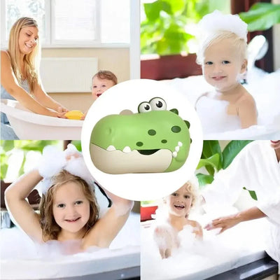 Baby Bath Toys for Kids Music Dinosaur Bubble Machine Bath Toys Bathtub Soap Automatic Bubble Maker Toys Baby Bathroom Toy Gift