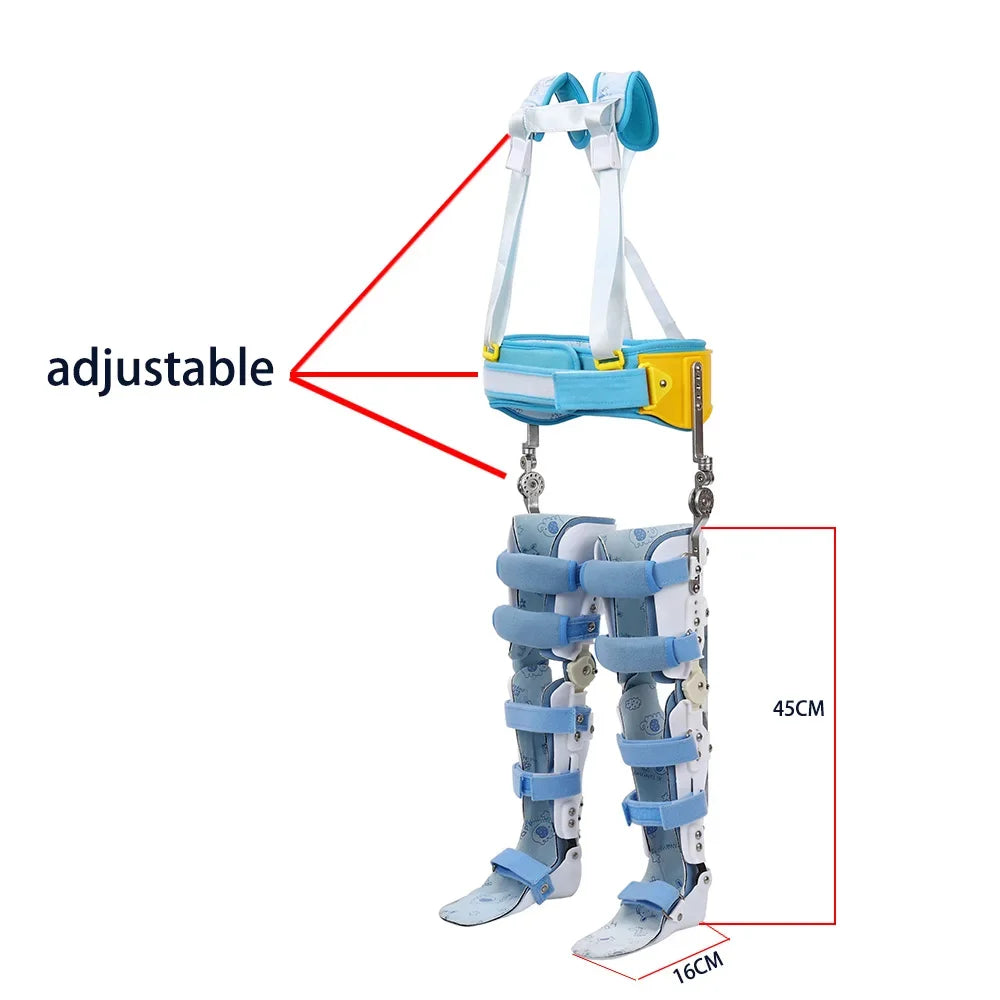 KID Hinged ROM Hip Knee Support Brace Hip Knee Ankle Foot Orthosis Leg Fracture for Knee Surgery Ligament Support