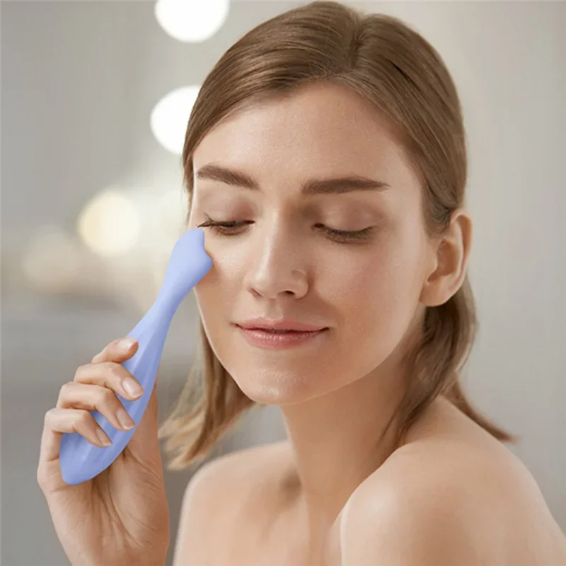 AA20-Facial Massage Roller Silicone Face Massage Tools Face Roller Skin Care For Shapes Body & Face Curves Reduces Tiredness