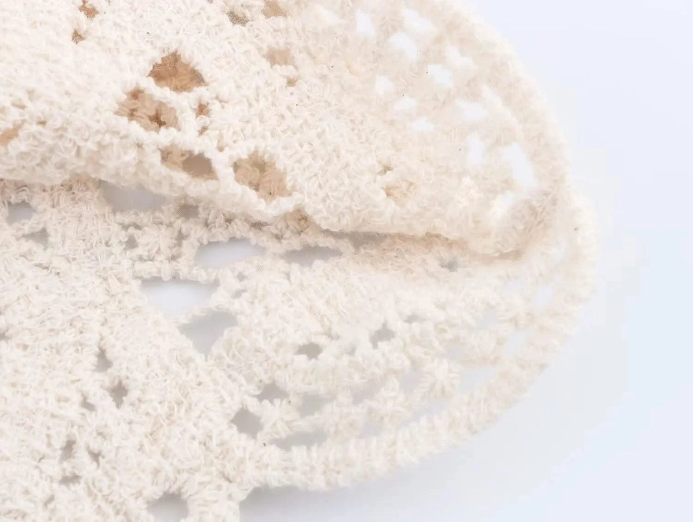 Summer Bohemian Women Loose DRESS Suits Hook Flower Hollow Out Bat Sleeve Shirt+Tassels Drawstring Bodycon Skirt Vacation Sets