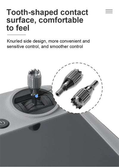 Remote Control Joysticks for DJI Air 3 RC 2/RC Aluminium Alloy For DJI Mini 3 Pro/Mini 3/Mavic 3 Pro/Mini 4 Pro Drone Accessory