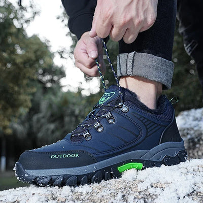 Men's Sneakers Outdoor Low-top Men's Hiking Shoes for Mountain Climbing and Warmth Men's Boots Outdoor Hiking Boots Work Shoes
