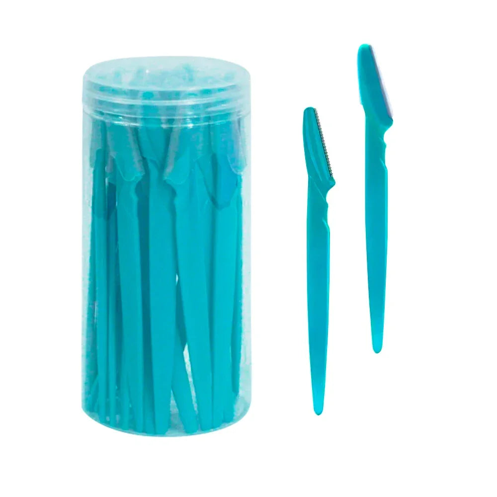 30 Pcs Eyebrow Razor For Women, Multipurpose Exfoliating Dermaplaning Tools And Facial Razor With Precision Cover,Safety Beauty