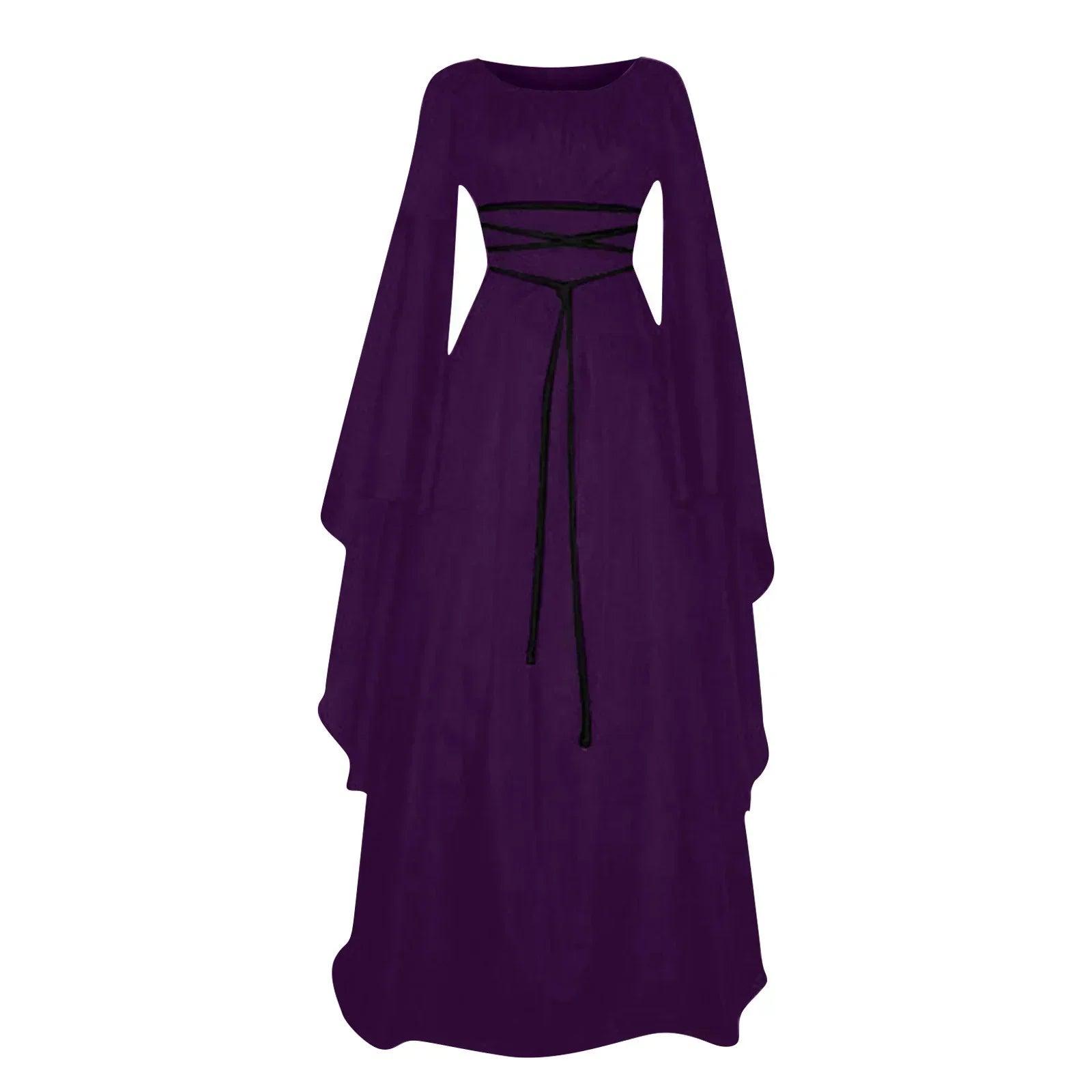Women dresses vintage medieval cosplay costume ghost witch vampire gothic dress halloween christmas masquerade party
