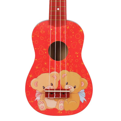 Ukulele 21 Inch 4 Strings Hawaiian Guitar Bear Mini Guitarra Ukulele With Bag Strings Tuner Capo Guitar Parts & Accessories