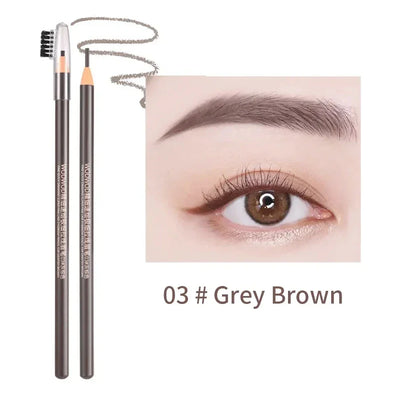 Waterproof Eye Brow Pencil Precise Brow Definer Black Grey Brown Gray Eyebrow Eyeliner Pen Long Lasting Eyes Makeup Cosmetics