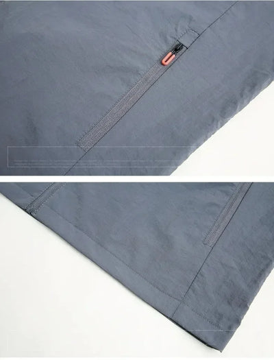 Summer Jackets Men Male Windbreaker Fishing Coats Father Ultrathin Sunscreen Jacket Youth Outerwearing Clohting Traveling Korean