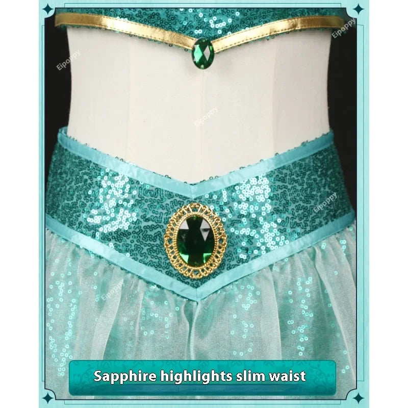 Cosplay Costumes, Adult Performance Costumes, Christmas Ladies' Birthday Parties, Carnival Jasmine Princess Dresses