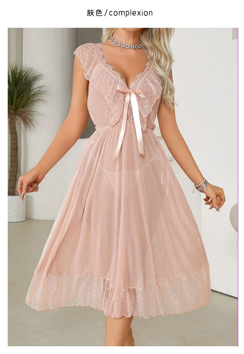 Women's Sexy Lingerie Nightgown Sleepwear