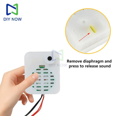 60s Recorder Module Two-Button Recorder One Record One Play Plush Toy Voice Message Recorder Voice Box With Battery LR44*3