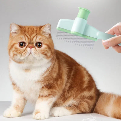Pet Comb Cat Grooming Massage Brush Dual-Purpose Comb for Cats/Dogs Professional Open Knot Pet Hair Removal Brush Durable