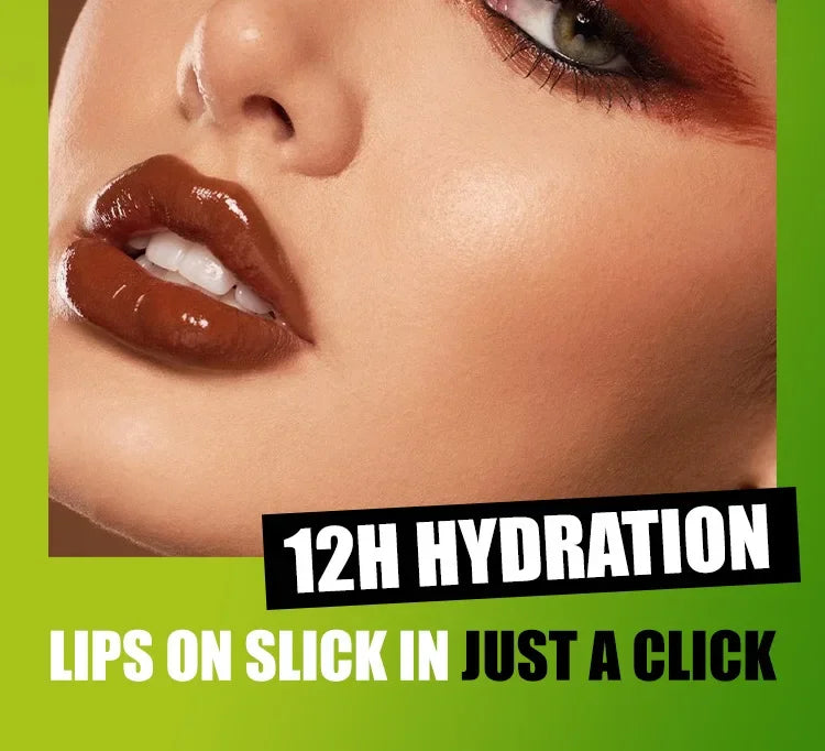 MLSMILE multi-color Silky Click Lip Care Hydrating Lip Gloss with Radiant Mirror HIGH-Shine, Effortless Press Long-Lasting SEXY