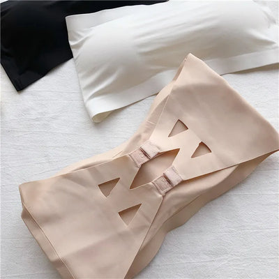 Ice Silk Strapless Bra For Women