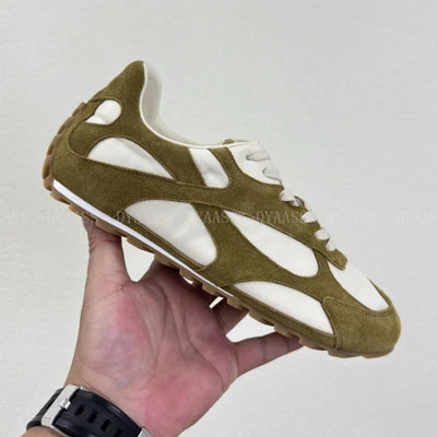 2025 Designer Women Sneakers Casual Shoes Women Men Lace Up Round Toe Flats Non Slip Comfort Concise  Mixed Color Walking Shoes