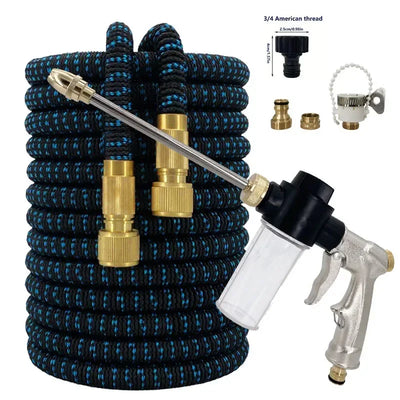 Flexible Garden Hose  And Expandable Magic Spray Pipe, High-Pressure Garden Spray Gun, Garden Supplies